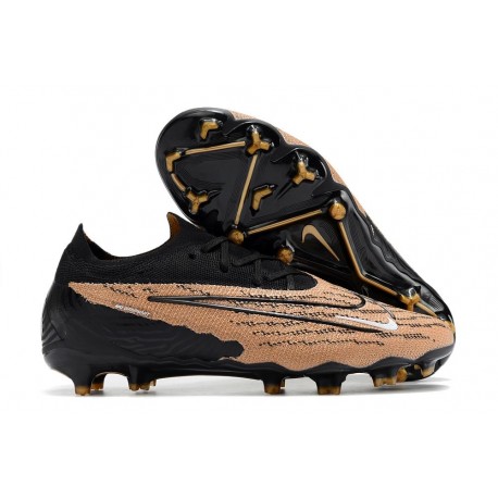 Scarpe da Calcio Nike Phantom GX Elite FG Marrone Nero