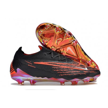 Nike Phantom GX Elite FG Scarpa Nero Cremisi
