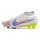 Nike Air Zoom Mercurial Superfly IX Elite FG Bianco Rosa Blu