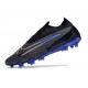 Nike Phantom GX Elite FG Scarpa Nero Cromo Hyper Royal
