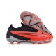 Nike Phantom GX Elite FG Scarpa Cremisi Vivace Nero Bianco