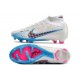 Nike Air Zoom Mercurial Superfly 9 Elite FG Bianco Blu