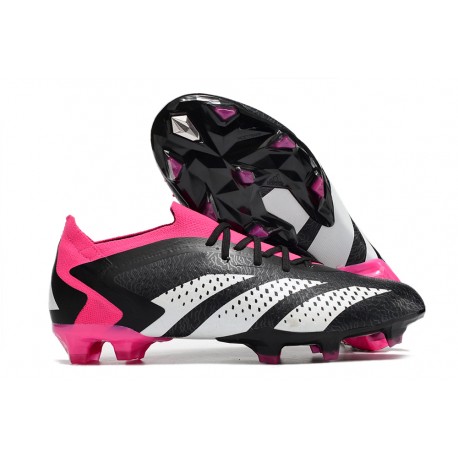 adidas Predator Accuracy.1 L FG Nero Core Bianco Rosa Shock Team
