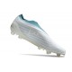 adidas Copa Pure+ FG Scarpa Bianco Grigio 2 Blu Preloved