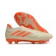 adidas Copa Pure+ FG Scarpa Bianco Off Arancione Solare Team