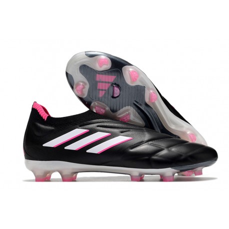 adidas Copa Pure+ FG Scarpa Nero Core Zero Metallico Rosa Shock Team