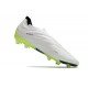 adidas Copa Pure+ FG Scarpa Bianco Nero Core Limone Lucido