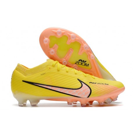 Nike Zoom Mercurial Vapor 15 Elite Ag Pro Giallo Strike Sunset Glow Barely Grape