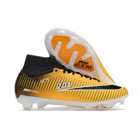 Scarpe Nike Air Zoom Mercurial Superfly IX Elite FG Giallo Nero