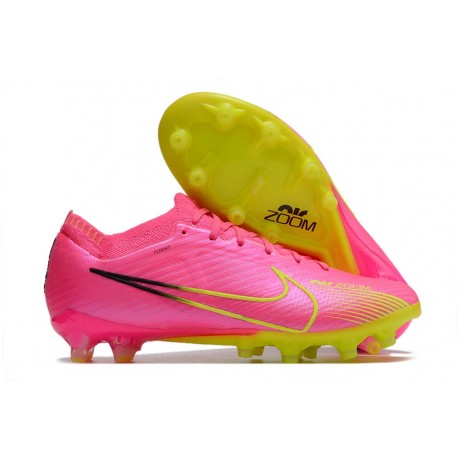 Nike Zoom Mercurial Vapor 15 Elite Ag Pro Rosa Giallo