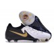 Nike Phantom GX 2 Elite FG Nuovo Bianco Nero Oro Metallizzato
