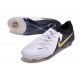 Nike Phantom GX 2 Elite FG Nuovo Bianco Nero Oro Metallizzato
