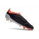 Scarpe adidas Predator Elite Laceless FG Nero Core Bianco Rosso Solare