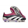 Scarpe adidas Predator Elite Laceless FG Nero Bianco Viola