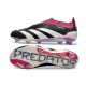 Scarpe adidas Predator Elite Laceless FG Nero Bianco Viola