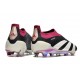 Scarpe adidas Predator Elite Laceless FG Nero Bianco Viola