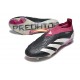 Scarpe adidas Predator Elite Laceless FG Nero Bianco Viola