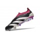 Scarpe adidas Predator Elite Laceless FG Nero Bianco Viola