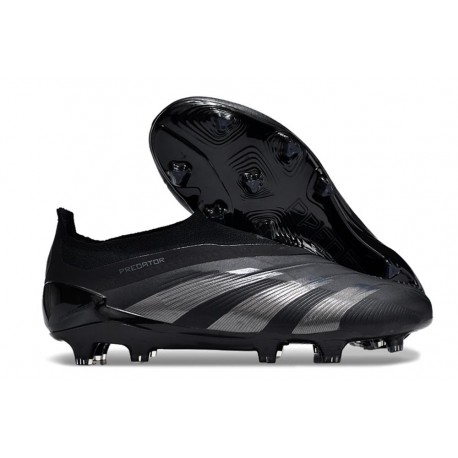 Scarpe adidas Predator Elite Laceless FG Nero Core