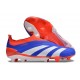 Scarpe adidas Predator Elite Laceless FG Blu Bianco Rosso