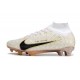 Nike Zoom Mercurial Superfly 9 Elite FG Bianco Oro Nero