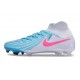 Scarpe Nike Phantom Luna Elite FG Blu Bianco Rosa