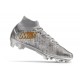 Scarpe Nike Air Zoom Mercurial Superfly IX Elite FG Argento Oro