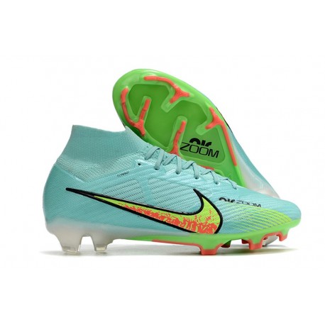 Scarpe Nike Air Zoom Mercurial Superfly IX Elite FG Verde Giallo