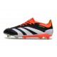 adidas Predator Elite FG Nero Core Bianco Rosso Solare