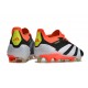 adidas Predator Elite FG Nero Core Bianco Rosso Solare