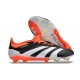 adidas Predator Elite FG Nero Core Bianco Rosso Solare