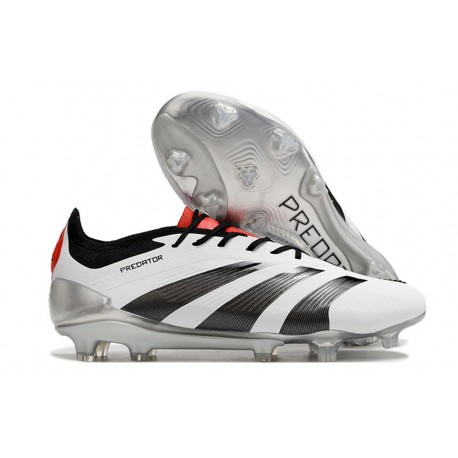 adidas Predator Elite FG Bianco Nero Rosso
