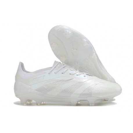 adidas Predator Elite FG Bianco Argento Met