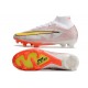 Scarpe Nike Air Zoom Mercurial Superfly IX Elite FG Bianco Rosso Giallo