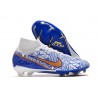Nike Air Zoom Mercurial Superfly IX Elite FG Bianco Blu Oro