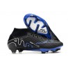 Scarpe Nike Air Zoom Mercurial Superfly IX Elite FG Nero Cromo Hyper Royal