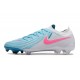 Nike Phantom Luna 2 Elite L FG Bianco Blu Rosa