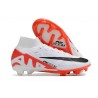 Scarpe Nike Air Zoom Mercurial Superfly IX Elite FG Bianco Cremisi Vivace Nero