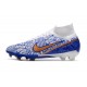 Nike Air Zoom Mercurial Superfly IX Elite FG Bianco Blu Oro