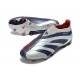 Scarpe adidas Predator Elite Laceless FG Argento Nero Rosso