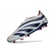 Scarpe adidas Predator Elite Laceless FG Argento Nero Rosso