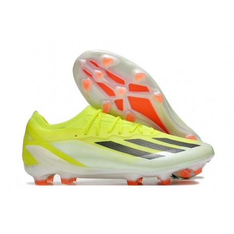 Scarpe da calcio adidas X Crazyfast Messi.1 FG Team Giallo Solare Nero Core Bianco