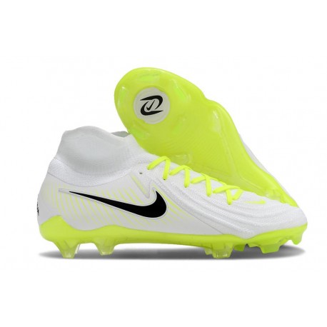 Scarpe Nike Phantom Luna Elite FG Bianco Nero Giallo