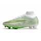 Nike Zoom Mercurial Superfly 9 Elite FG Bianco Verde