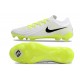 Nike Phantom GX 2 Elite FG Nuovo Bianco Nero Giallo