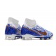 Nike Air Zoom Mercurial Superfly IX Elite FG Bianco Blu Oro