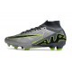 Scarpe Nike Air Zoom Mercurial Superfly IX Elite FG Grigio Nero Verde