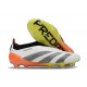 Scarpe adidas Predator Elite Laceless FG Bianco Nero Arancione