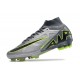 Scarpe Nike Air Zoom Mercurial Superfly IX Elite FG Grigio Nero Verde