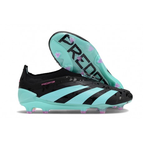 Scarpe adidas Predator Elite Laceless FG Nero Blu